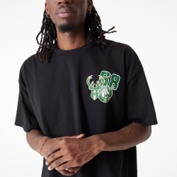 T-shirt Oversize Milwaukee Bucks NBA Arch Wordmark